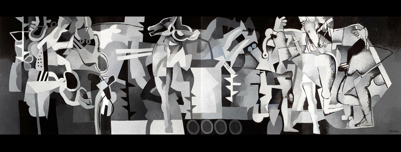 Iraqi artist Dia al-Azzawi's 