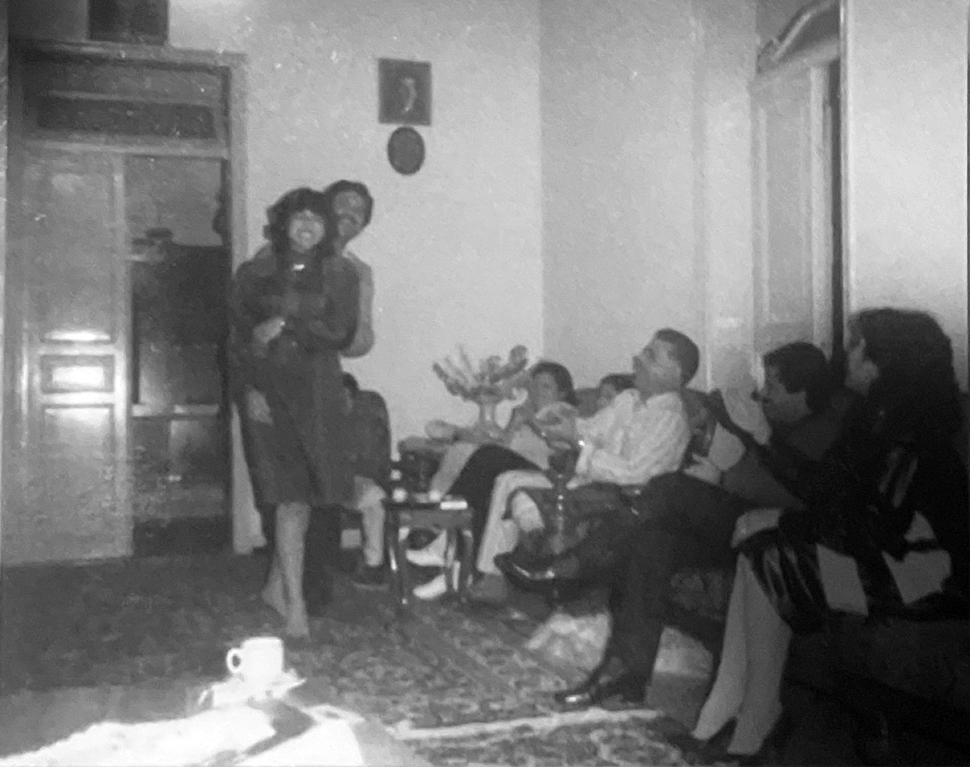 Manal's family home, Gaza city, 1980s.