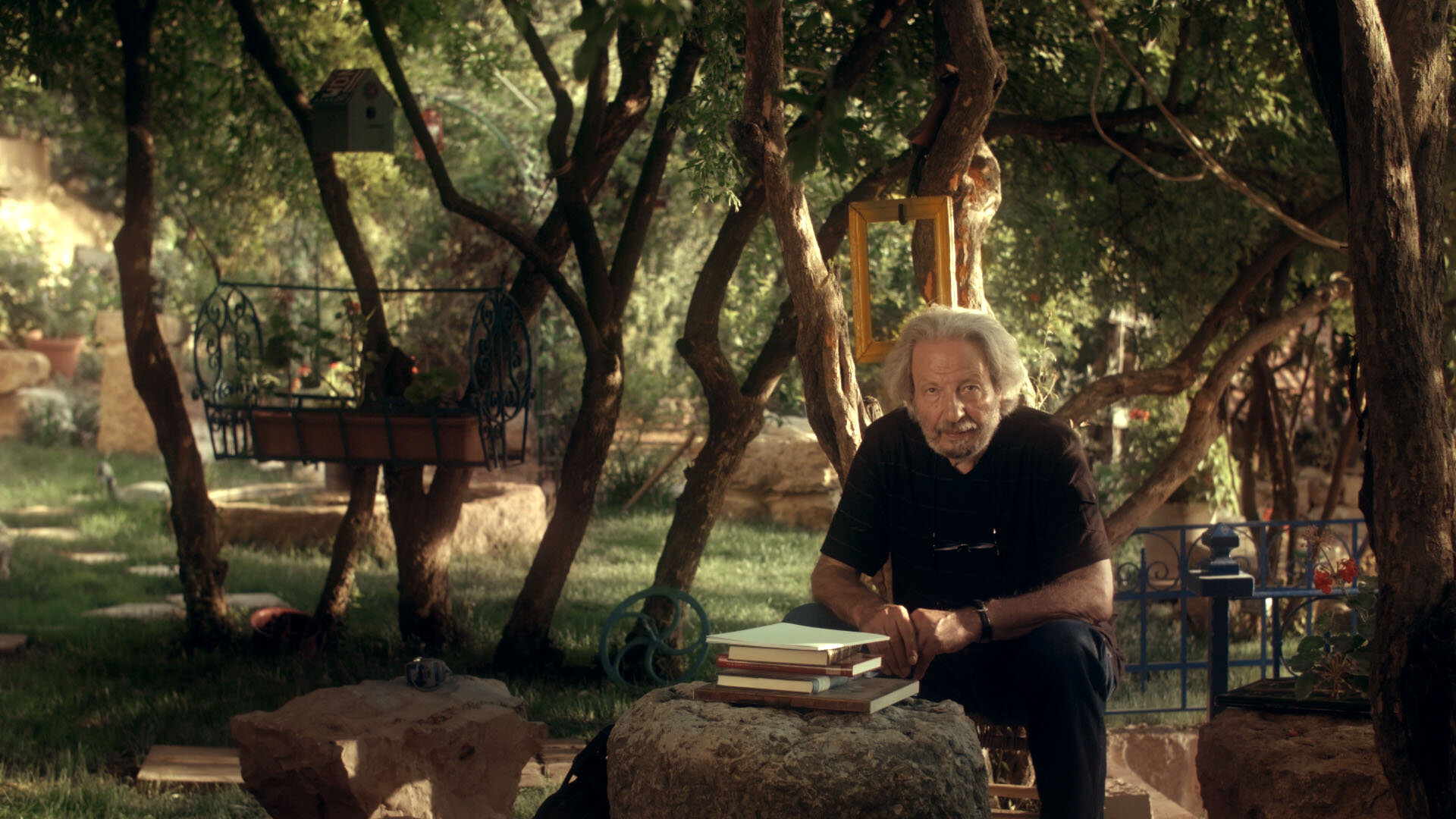 Syrian auteur Muhammad Malas was interviewed for  Unlocking Doors of Cinema  by director Nezar Andary (Photo courtesy Nezar Andary)