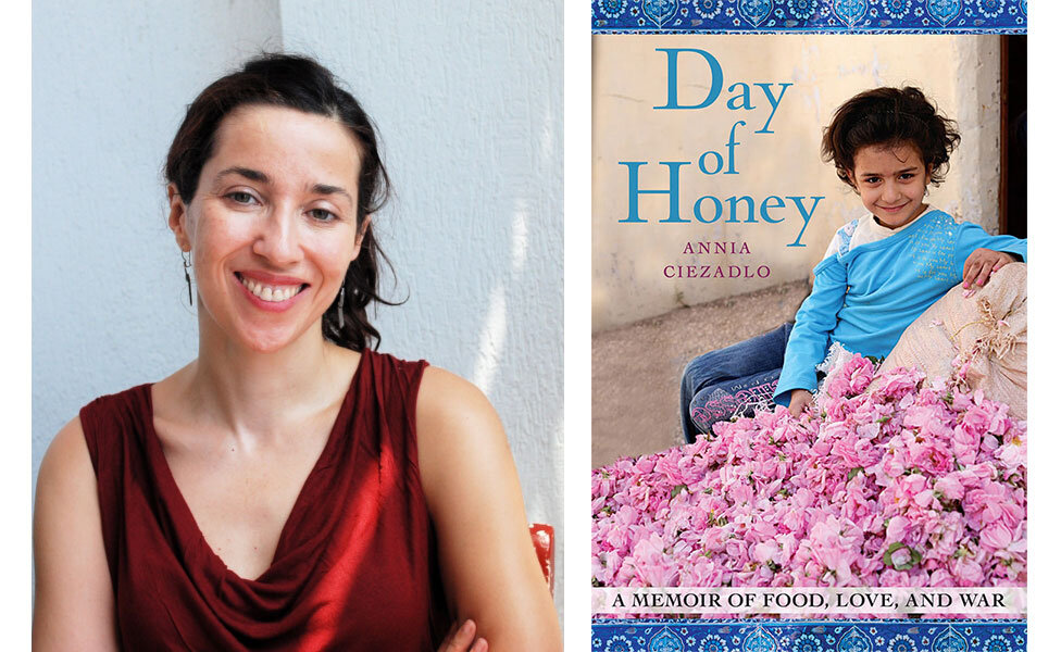 Author Annia Ciezadlo and her memoir Day of Honey , winner of an American Book Award.