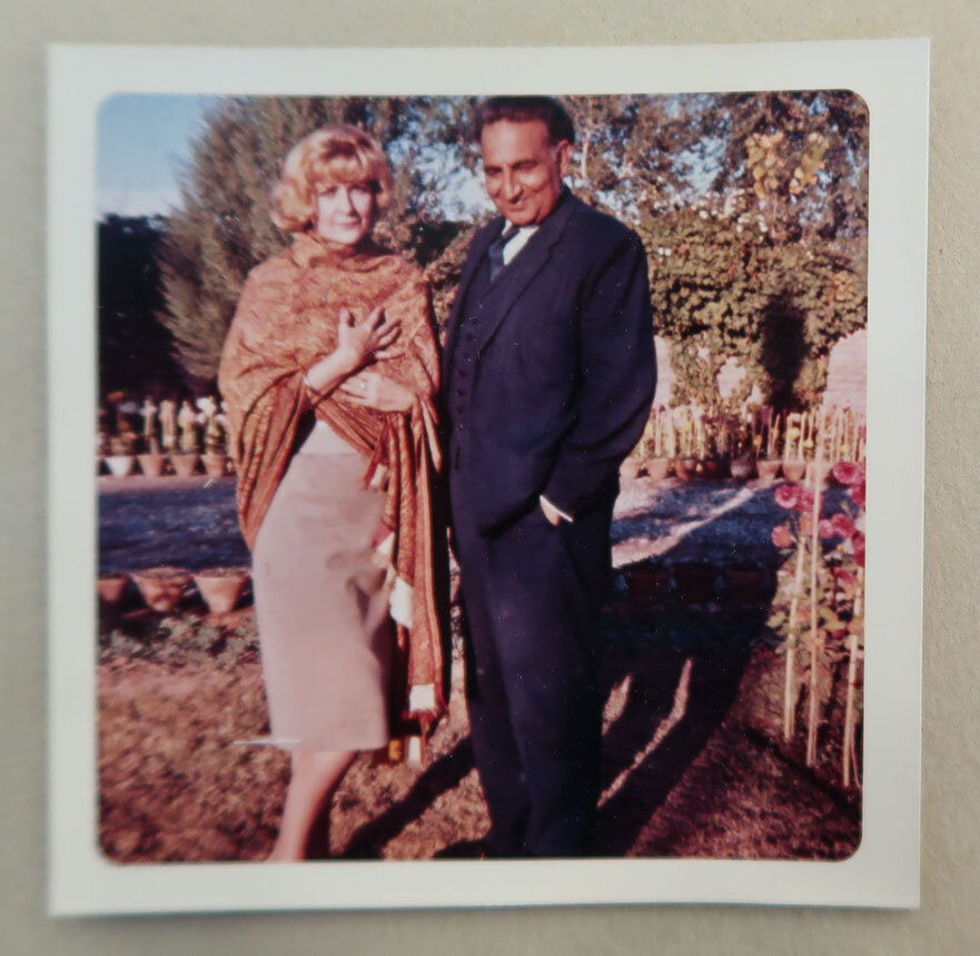 Carolyn Kizer and Pakistani poet Khan Abdul Ghani Khan (photo courtesy Marian Janssen).