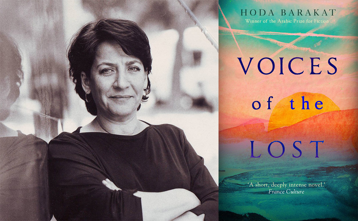 Novelist Hoda Barakat in 2019 when she won the International Prize for Arabic Fiction for  Night Mail  (Photo: Kheridine Mabrouk)