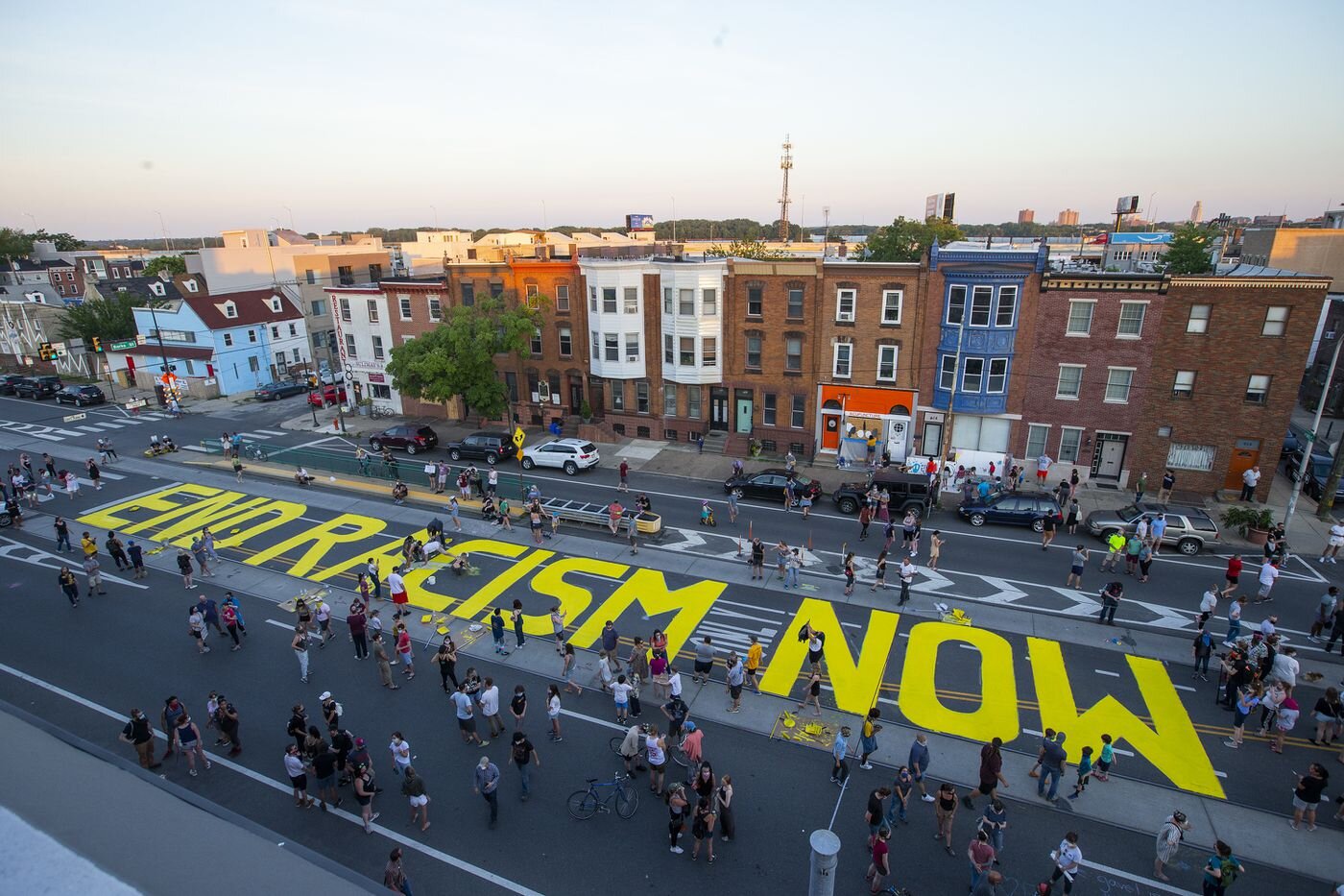 Is there any doubt that racism remains a disease in the 21st century? Philadelphia's street mural 