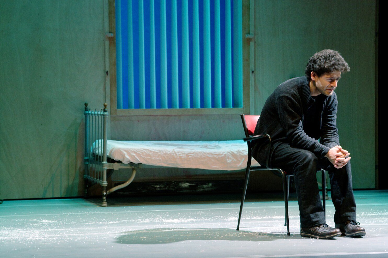 Actor, playwright and director Wajdi Mouawad at the Kennedy Center in Washington, D.C.
