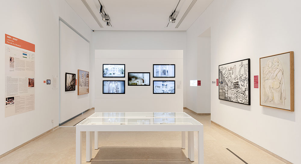 Beyond Ruptures, a Tentative Chronology (2023), curated by Karina El Helou Photo- Walid Rashid. Courtesy of Sursock Museum