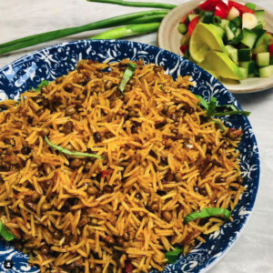  Mash Palao - Mung Bean Rice a typical Afghan dish because mungbeans are very healthy courtesy chef maryam - queen of food design