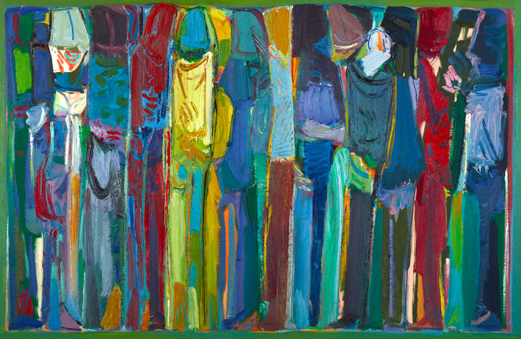 Paul Guiragossian, The Struggle of Existence, 1988, courtesy of Dalloul Art Foundation