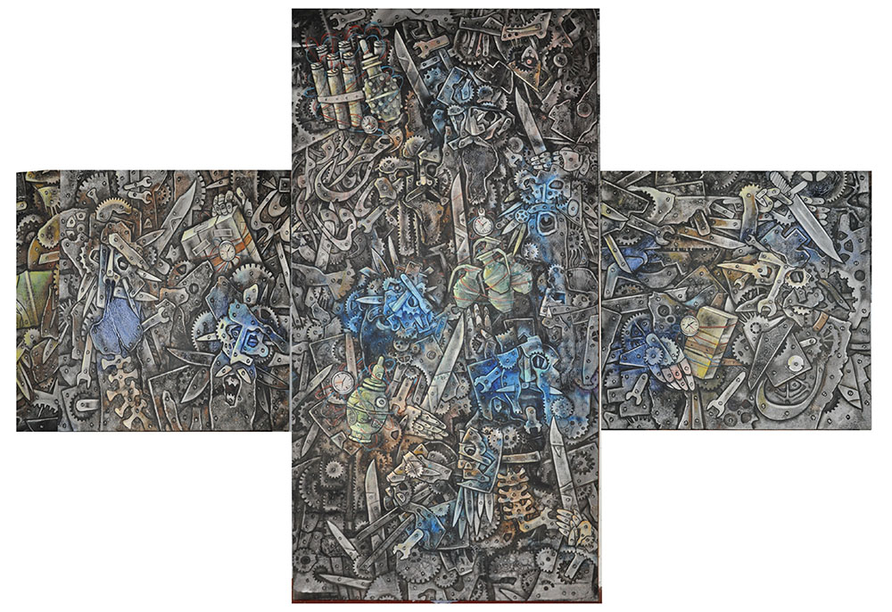 Mohsen Keiany - Soon After 200x246cm - oil on canvas