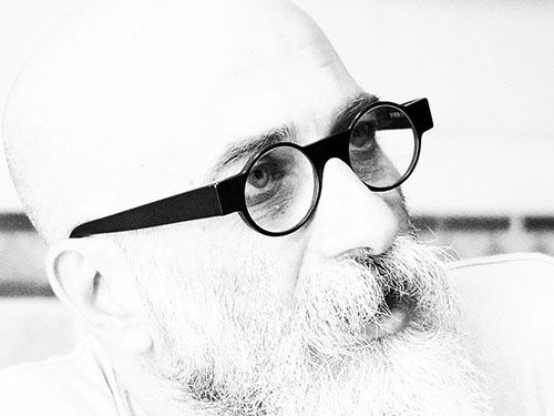 Reza Abedini portrait by M. Bahmanpour 2015 Tehran