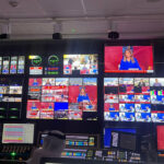 A shot of alJazeera gallery during the coverage of Israeli war on Gaza.