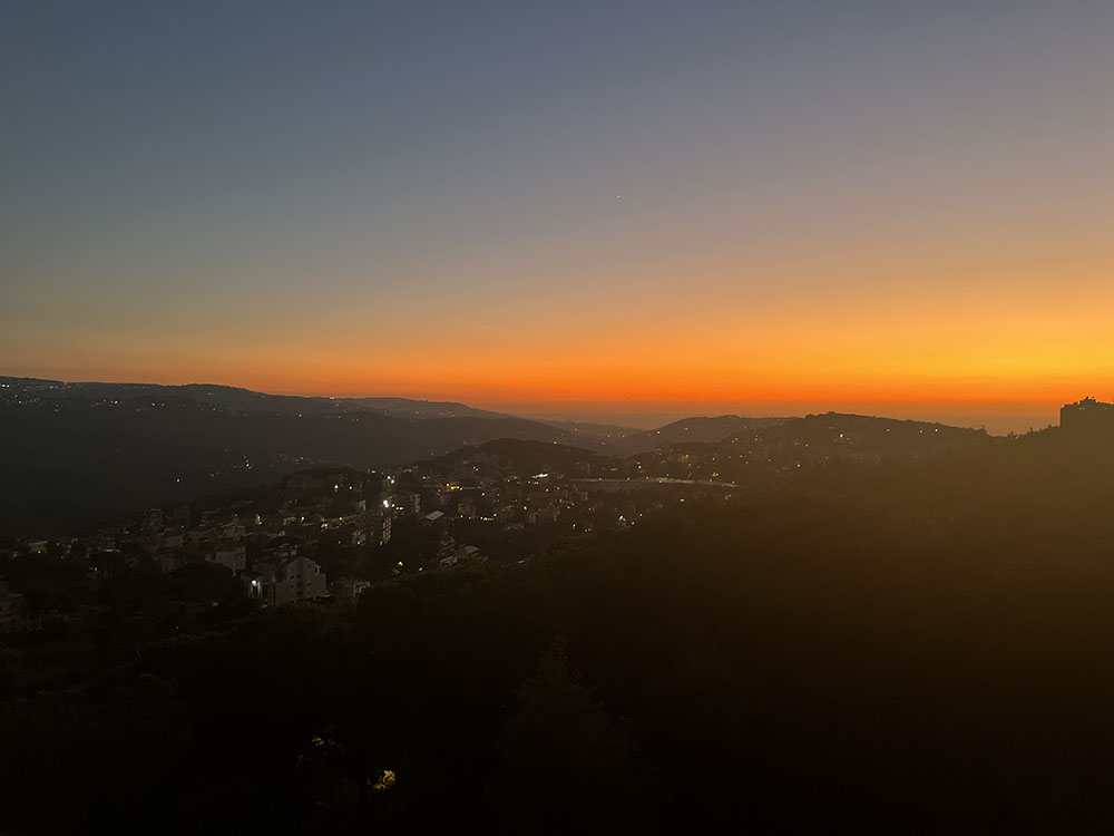 Dahr El Souane, Lebanon. October 18, 2024. Photo by author.