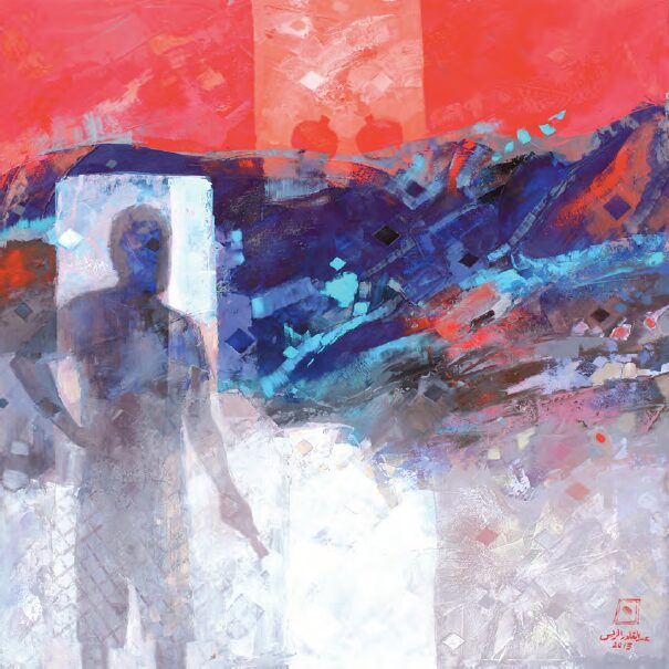 Abdul Qader Al Rais Self Portrait, 2013, Oil on canvas Self Portrait, 2013 Oil on canvas 200 x 200 cm courtesy Leila Heller