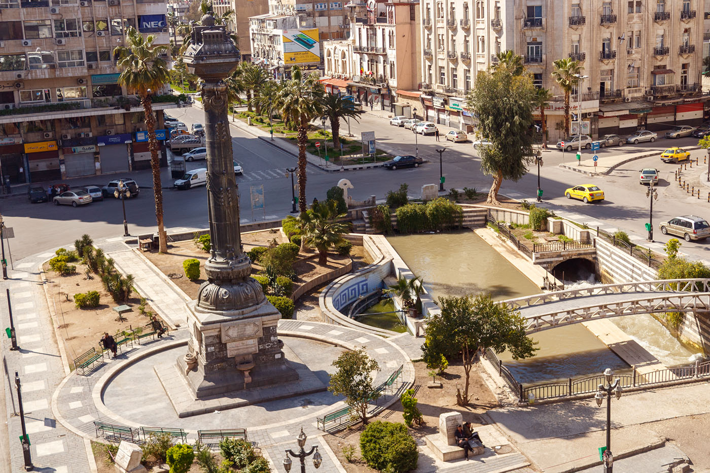 Marjeh Square - Damascus - photo Ali Sulima