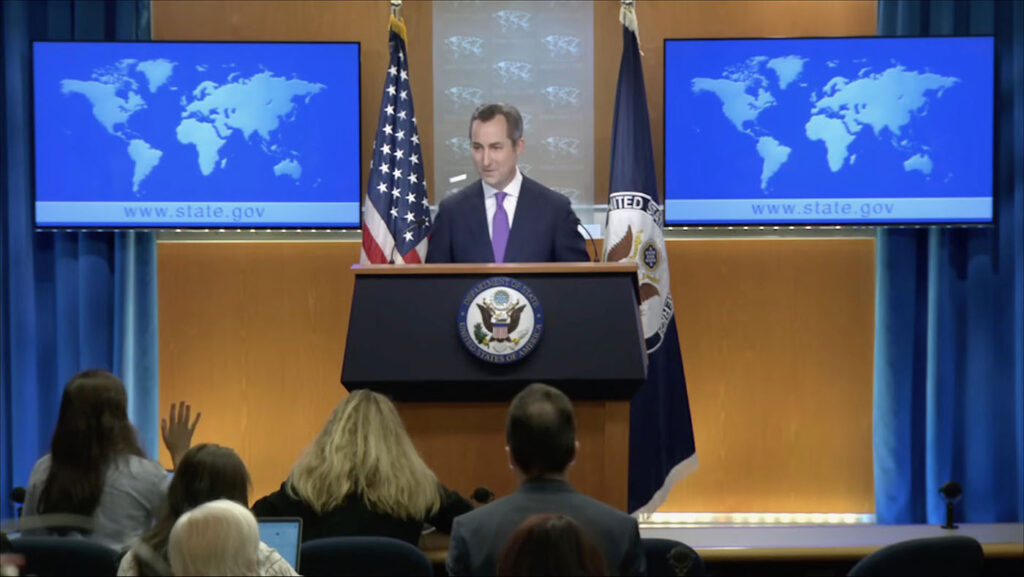 23 Hours Inside State Dept. Press Briefings on the Gaza Genocide
