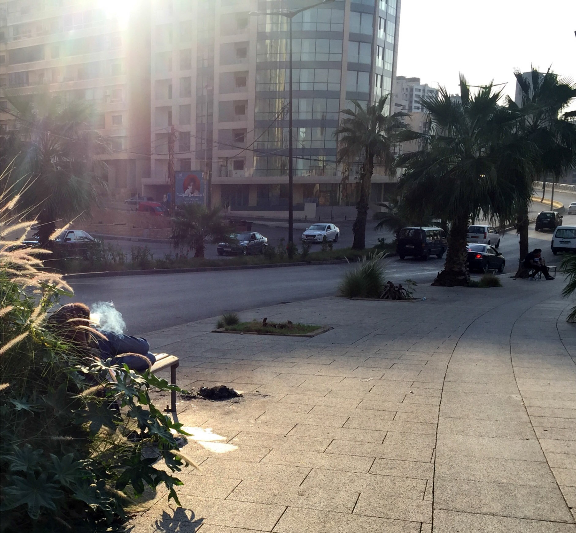 Mediterranean Reminiscing, Corniche, Beirut, August 22, 2020 (Photo: Jenine Abboushi)
