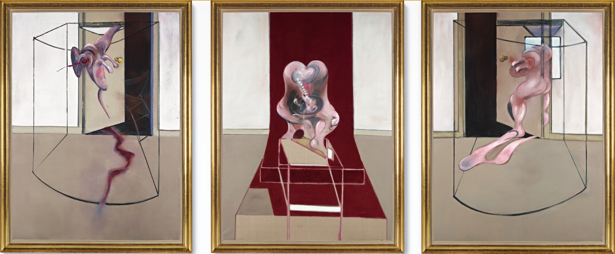 Francis Bacon Triptych inspired by the Oresteia of Aeschylus (photo courtesy Sotheby's)