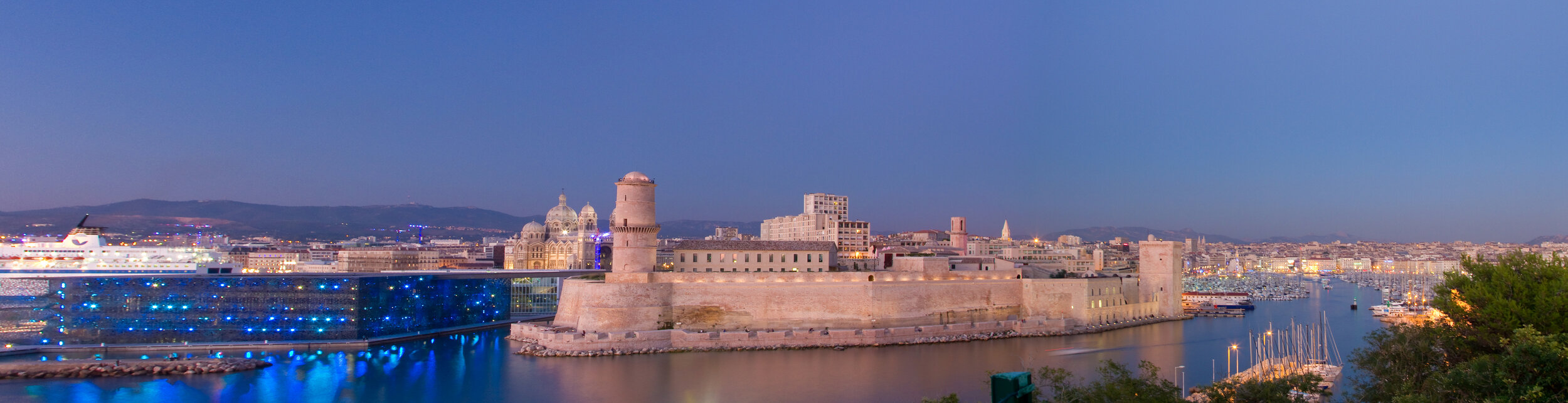 The Mucem museum and the old fort St. Jean, Marseille (Photo: Jean Ro, Getty Images).