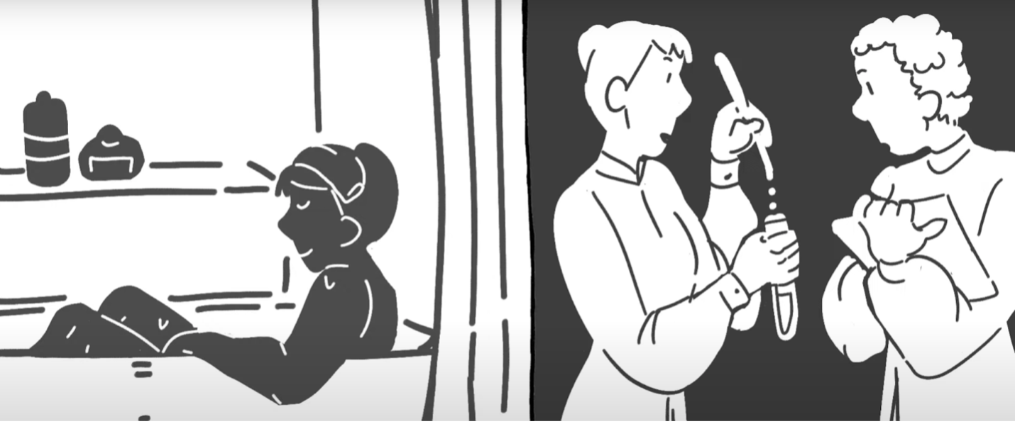 Manal Hamzeh, still from The Four Hijabs