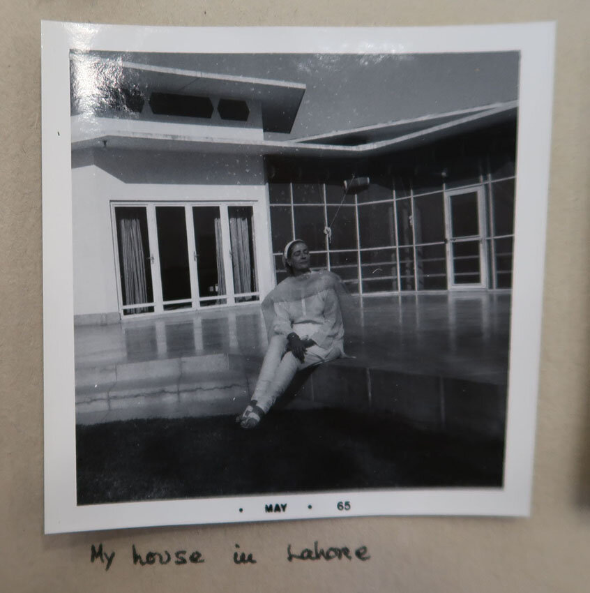 Kizer at home in Lahore, Pakistan, 1965 (photo courtesy Marian Janssen).