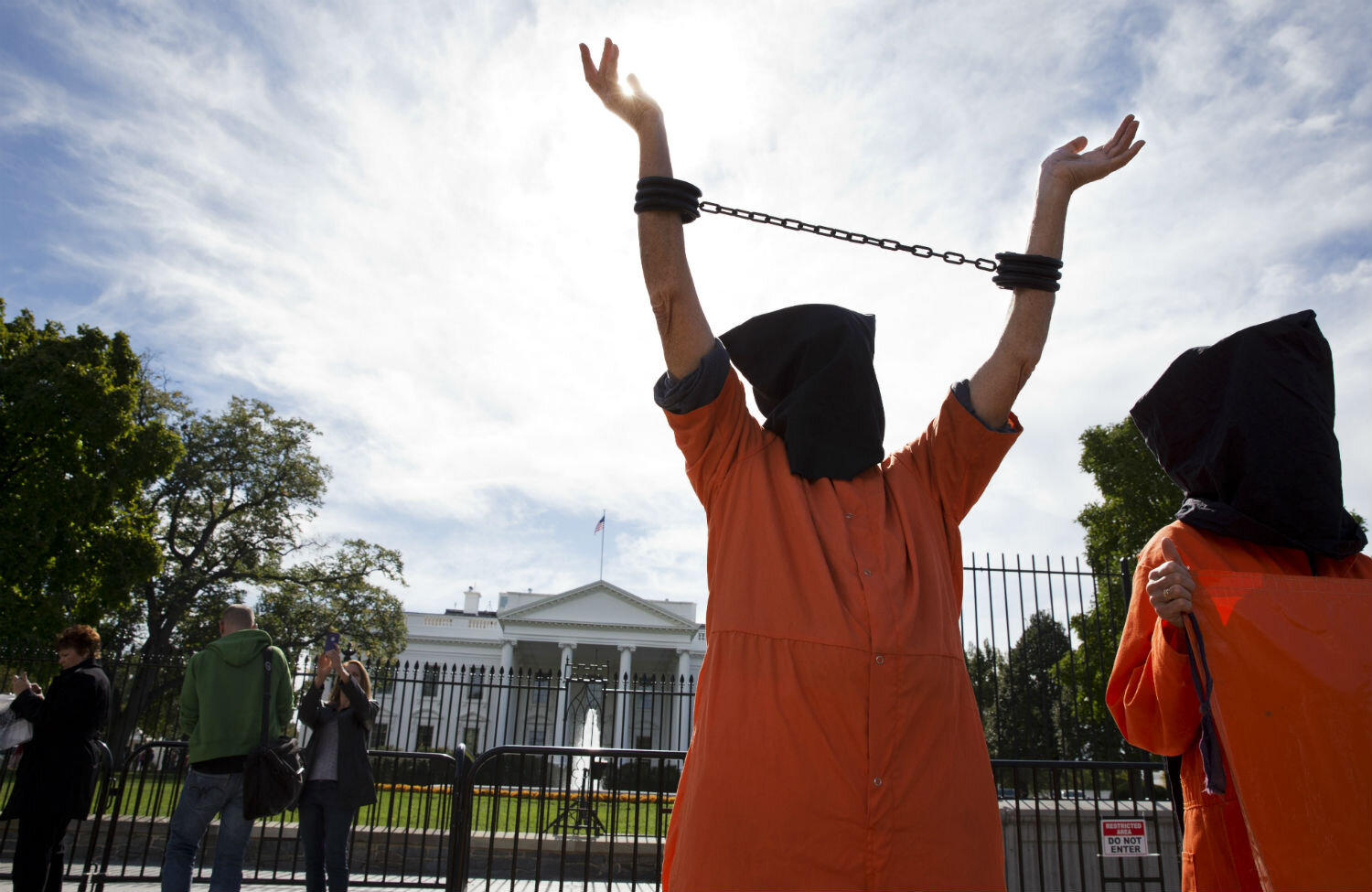 People protest against 