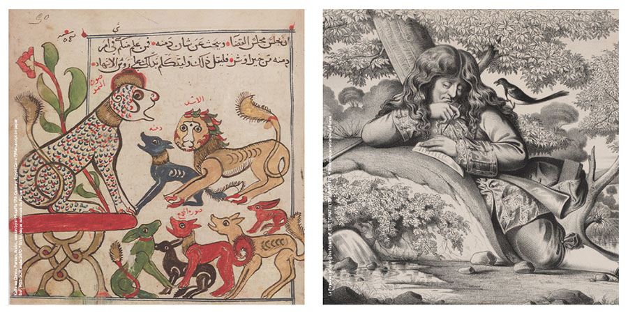 From Kalila wa Dimna to La Fontaine- Travelling through Fables