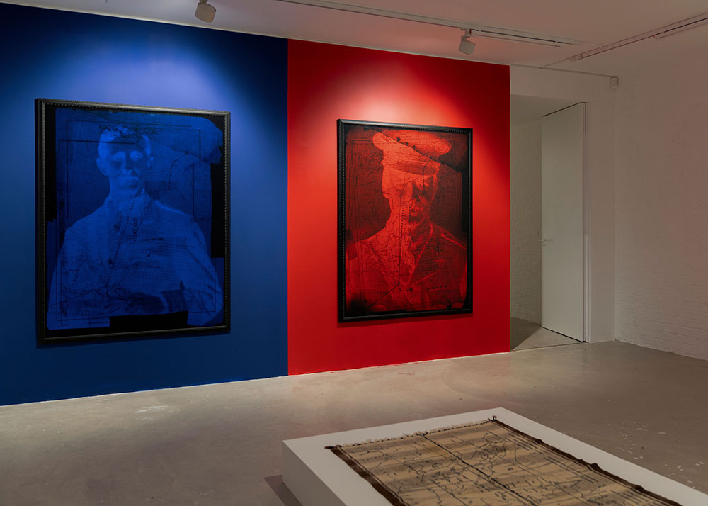 Rushdi Anwar, “We Have Found in the Ashes What We Have Lost in the Fire,” mixed media embedded within 12 wooden boxes, 2011. (Installation view by Amin Yousefi, courtesy Ab-Anbar Gallery).