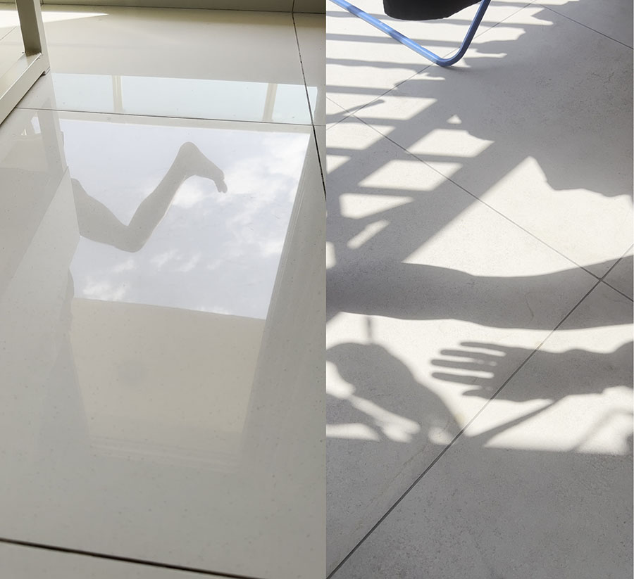 Two images by Mona Ayyash