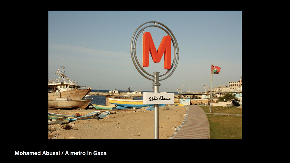 Mohamed Abusal, "A Metro in Gaza," photography 2023 (courtesy of the artist).