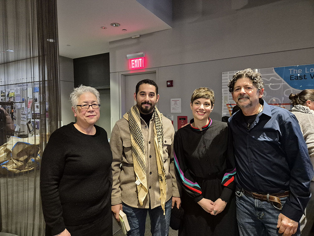 SUMUD Malu Halasa-Mosab Abu Toha - Lina Mounzer - Jordan Elgrably Feb 5 2025 NYU photo Shireen Saad 1000