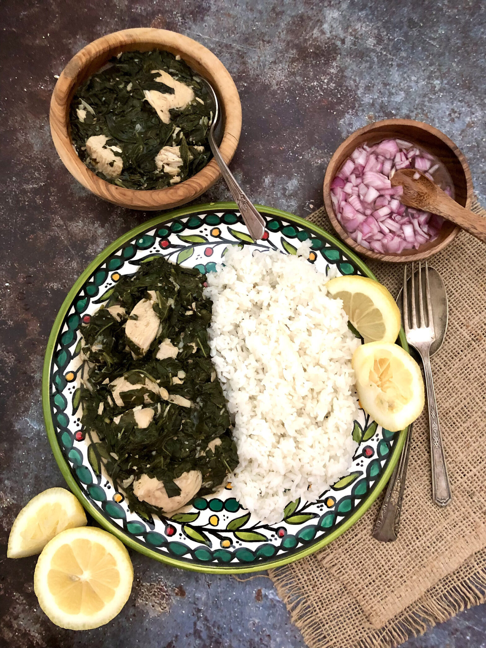 Wafa Shami’s Palestinian Mulukhiyah