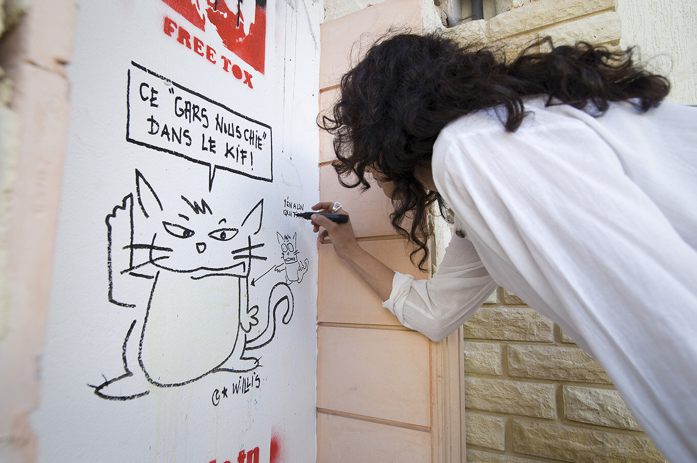Tunis — graffiti downtown ph. Claudia Wiens 