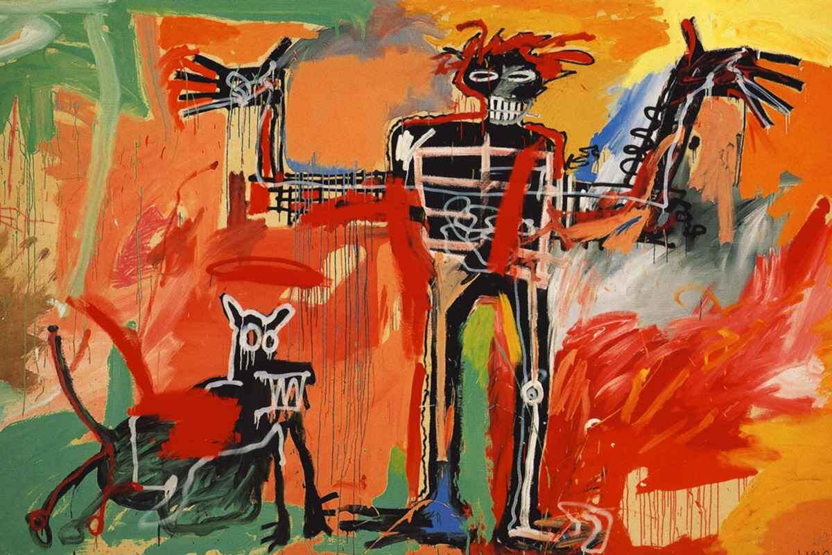 Painting by the late Jean-Michel Basquiat, 