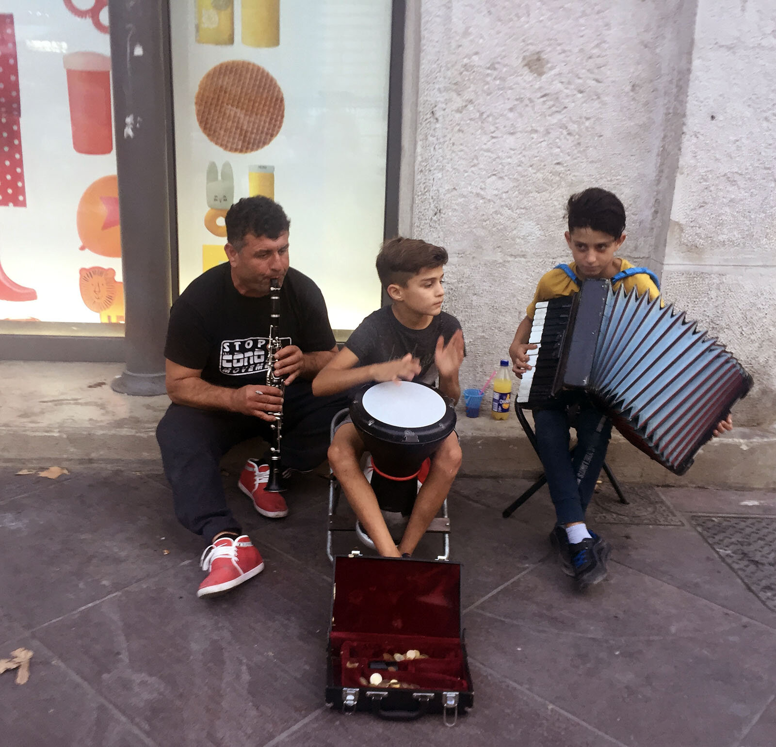 The family band of La Canebière.