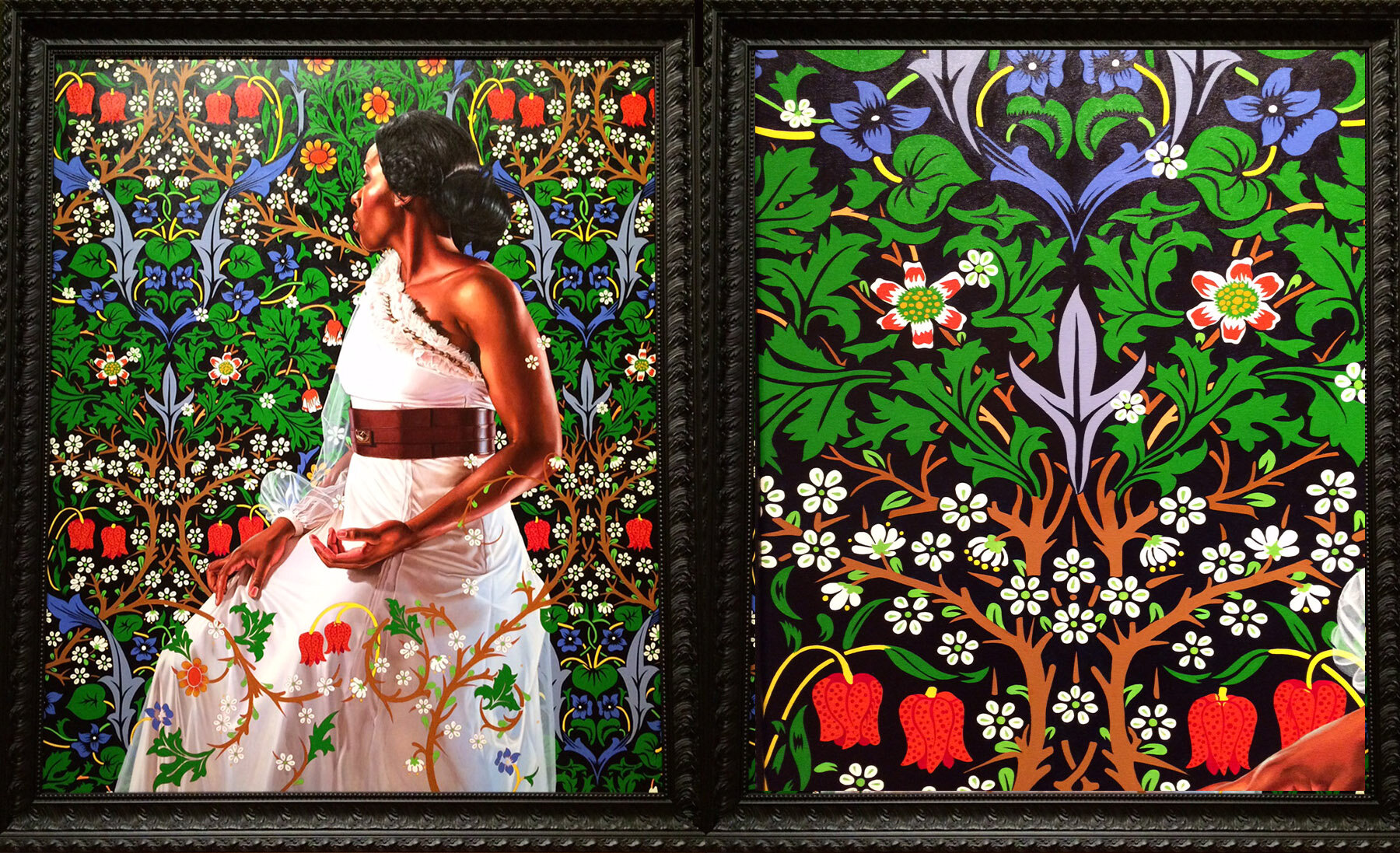 Painting by Kehinde Wiley, 