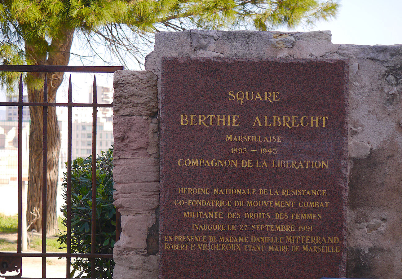 A small square in Marseille is named after this nearly unsung heroine