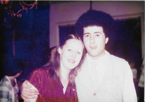 Hasan y su esposa Karen, 1979.
