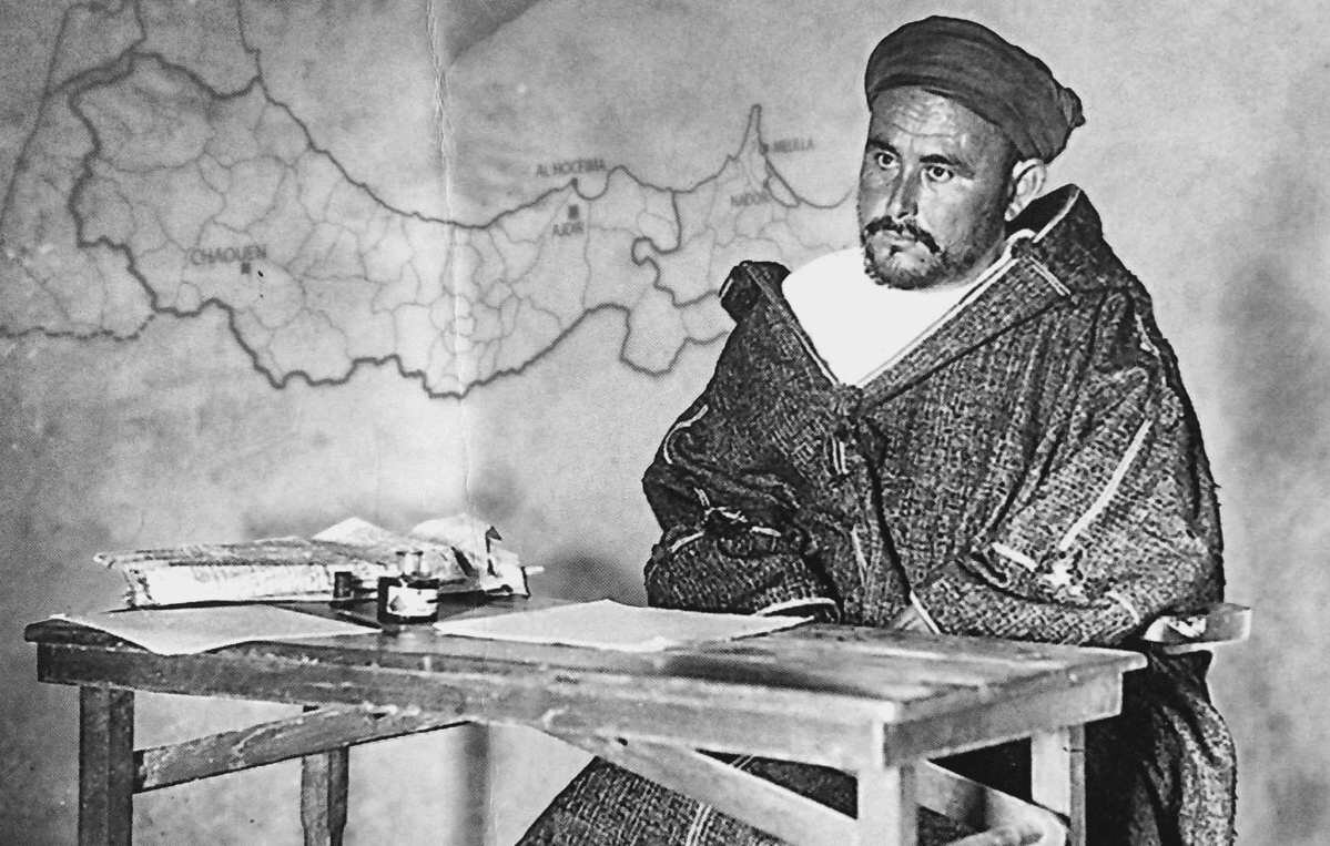 The legendary leader and Amazigh resistance fighter Mohamed Ben Abdelkrim El Khattabi (Abdelkrim).