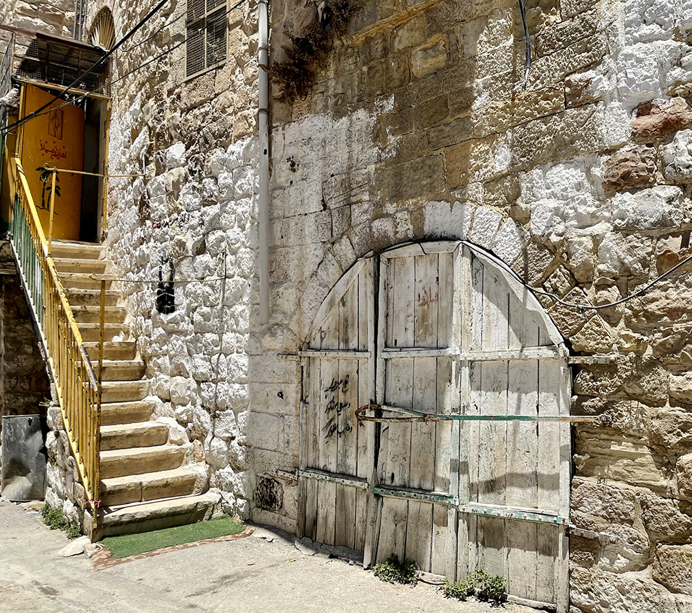 An ancient door in Hebron