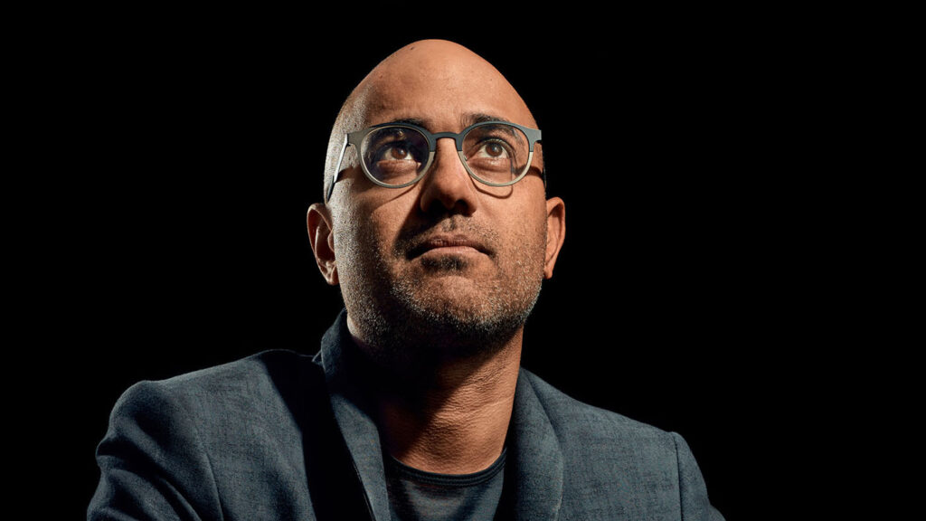 Writer Ayad Akhtar in a photo by Vincent Tullo.
