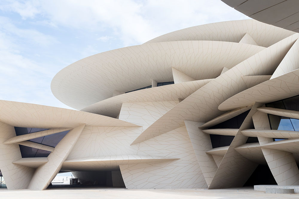 1. Exterior, the National Museum of Qatar, Iwan Baan (courtesy of NMoQ). 