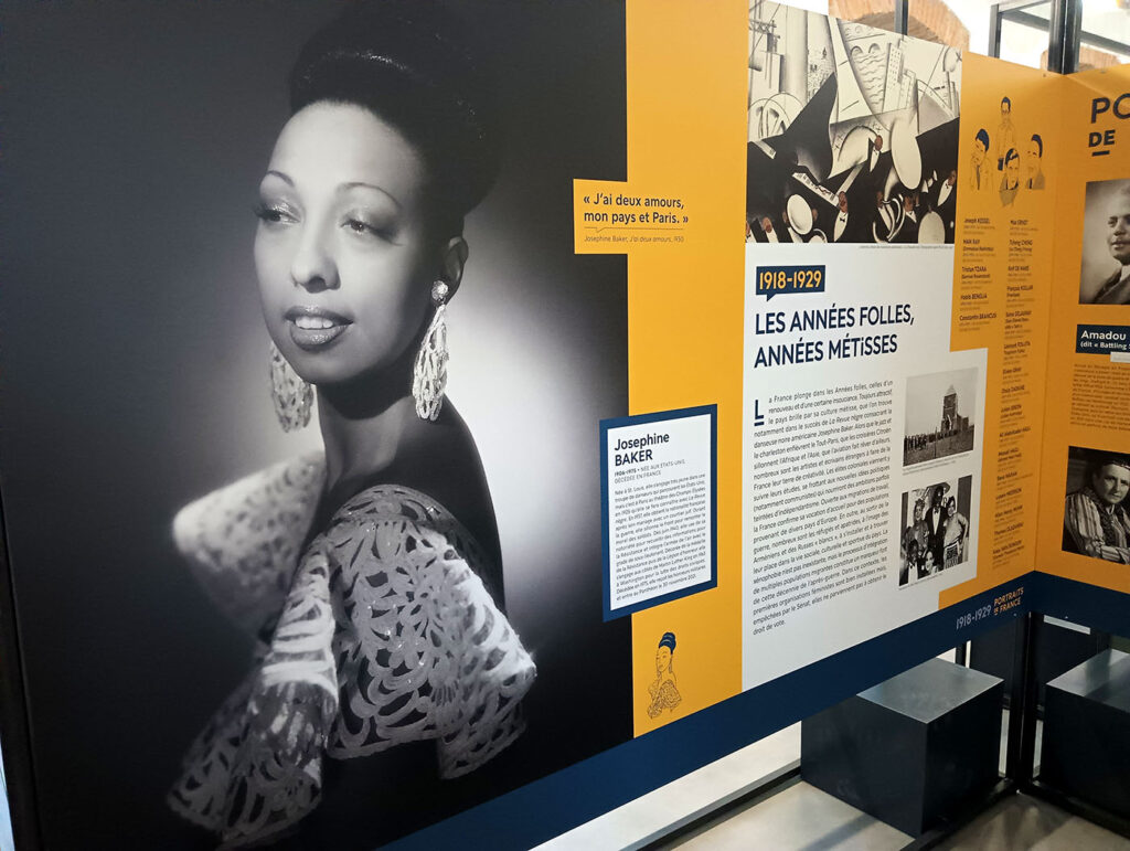 Josephine Baker (1906-1975), who became a Resistance fighter in the 1940s, was later decorated with the Legion of Honor.