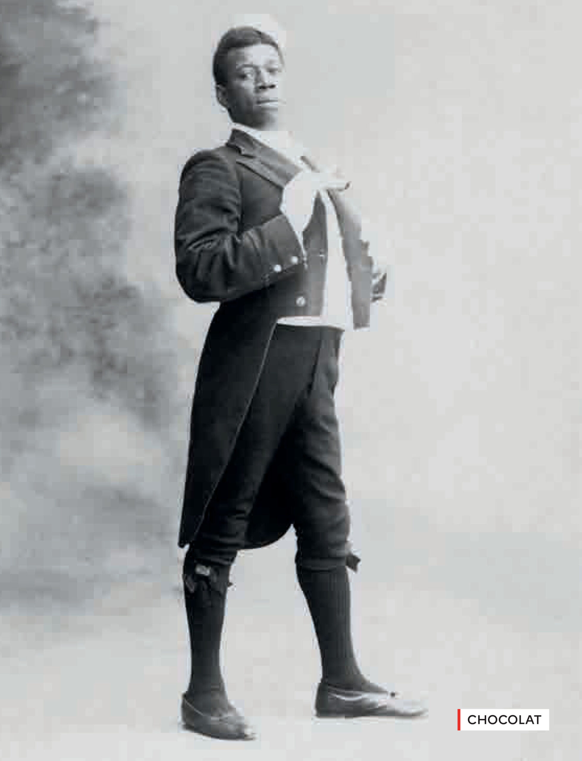 Cuban pantomime actor Rafael Padilla (1867-1917), known by his artist name Chocolat, who was born a slave and ended his life in misery.