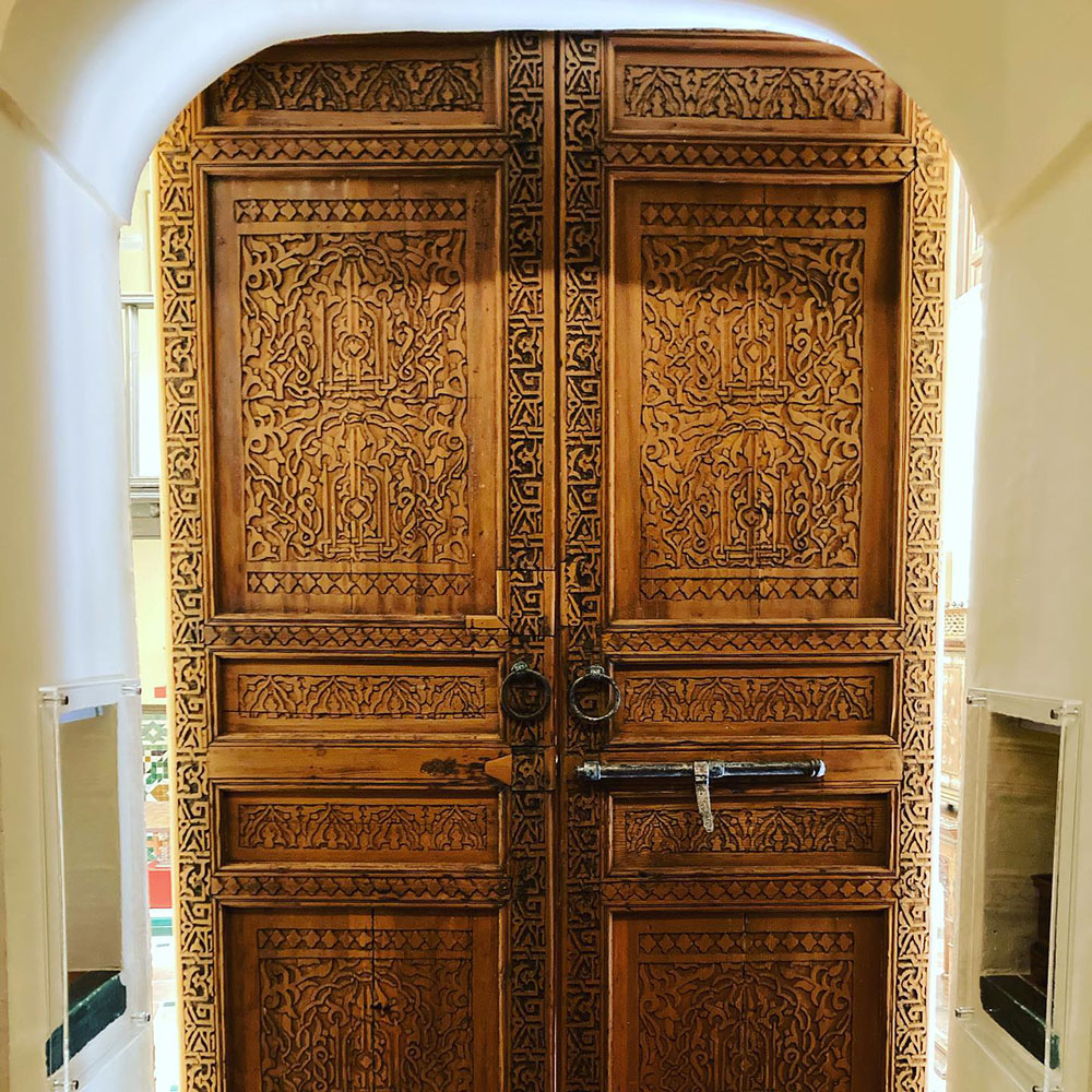A magical door in the Carmen Aben Humeya.