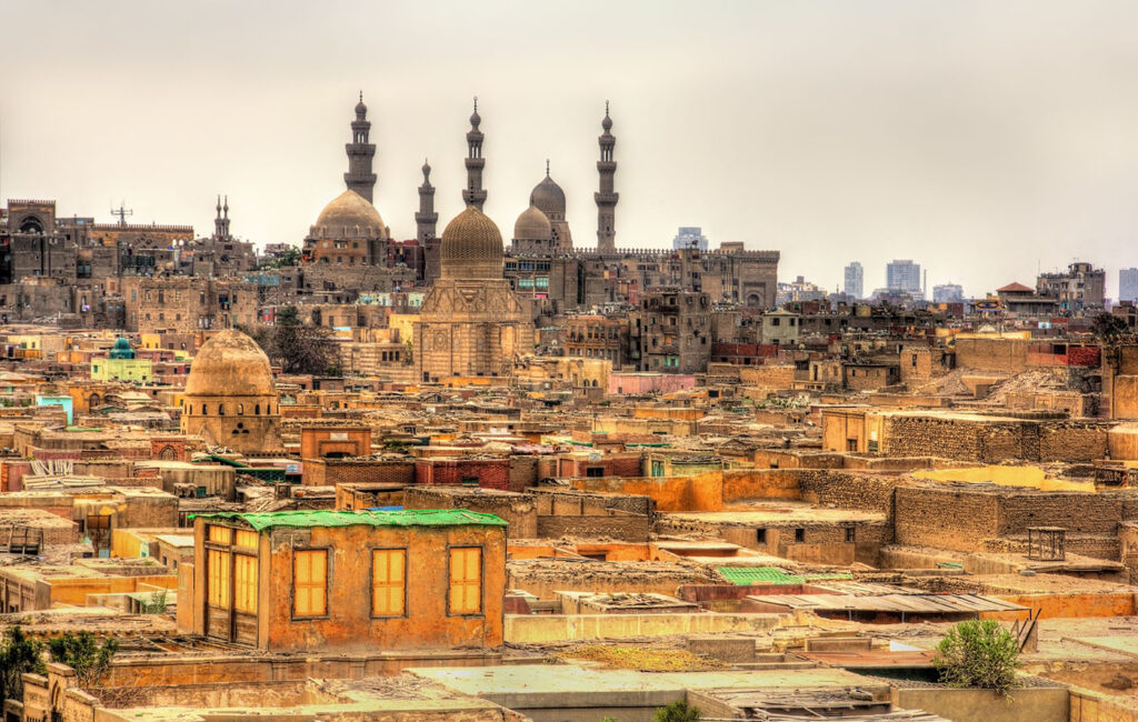 Bab El-Wazir cemetery in Cairo photo Leonid Andronov