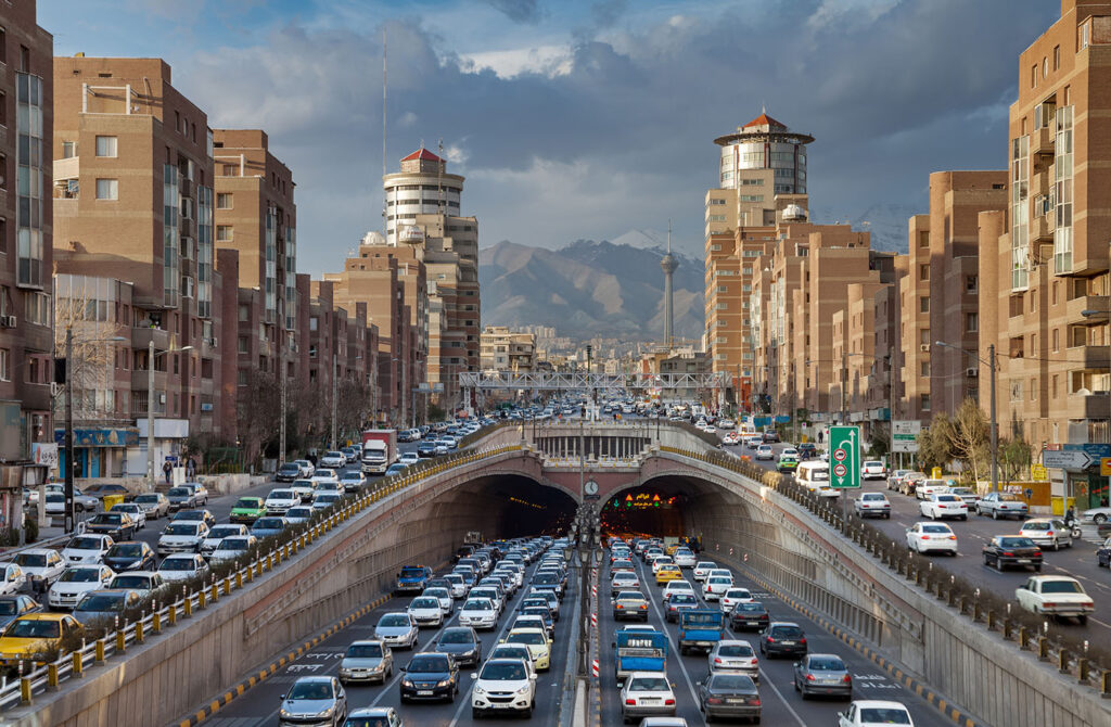Traffic Congestion in Tohid Tunnel Tehran Iran photo Borna Mirahmadian