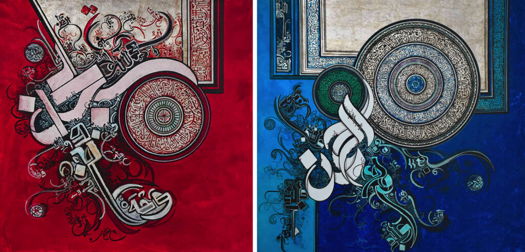 Art by Bin Qulander, b. Lahore 1980, courtesy of the artist