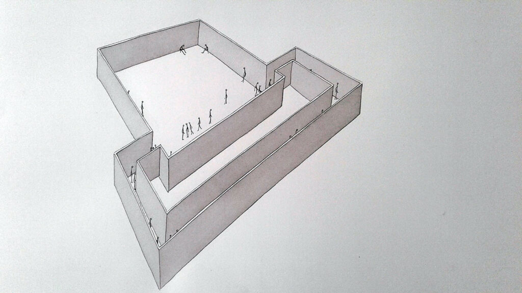 Artist Mounia Kansoussi from her Peuple series 2021