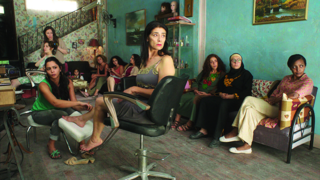 Hiam Abbass, center, in Arab and Tarzan's film Dégradé/Degraded.