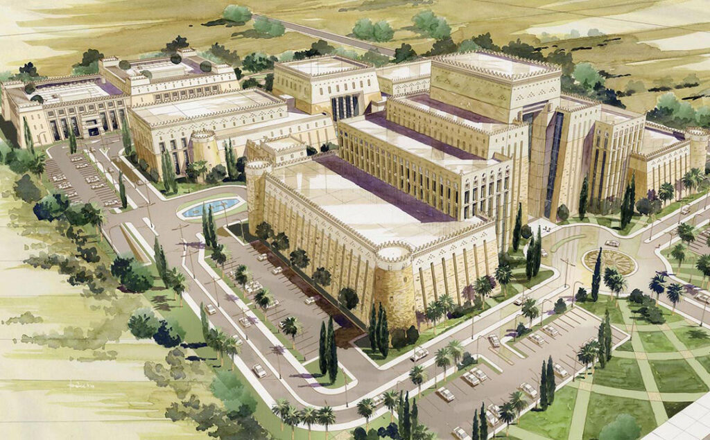 New Ministry of Interior building, Doha, Qatar (courtesy Ibrahim Jaidah Architects).