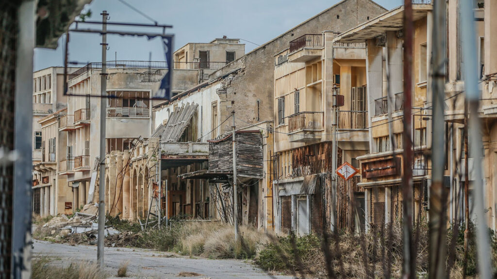 Varosha has been overrun by nature since the Turkish army invaded in 1974 Muhammet Fatih Ogrash